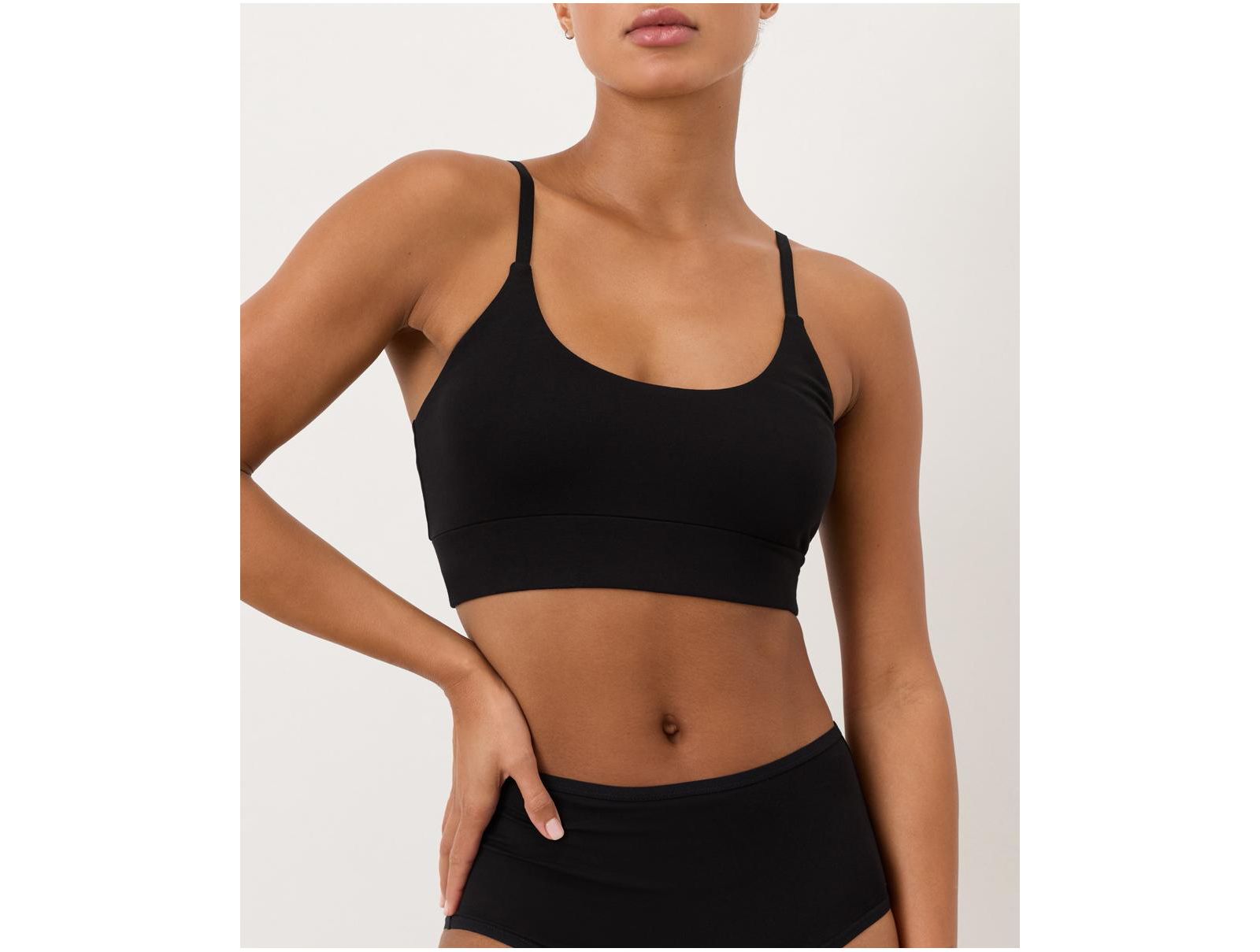 Pact Women's Everyday Modern Scoop Bralette Made with Organic Cotton