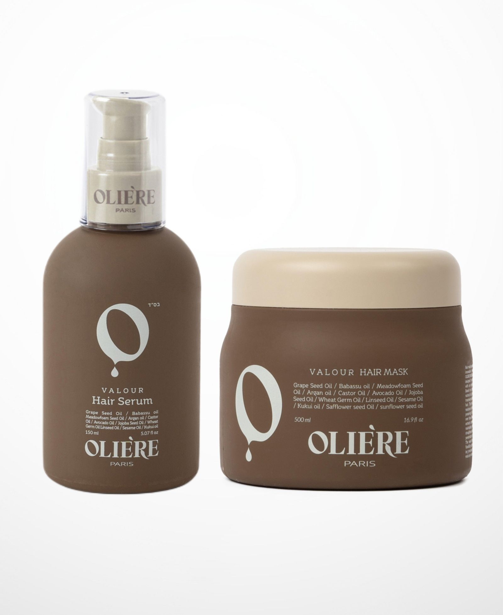 Oliere Paris Valour Repair & Finish Hair Care Duo