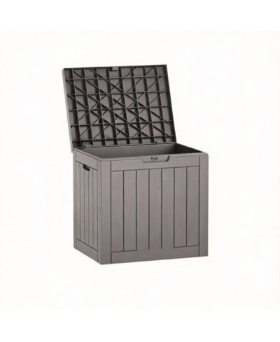 YIGII 31 Gallon Patio Storage Box, Waterproof & UV Resistant, Multi-Use
