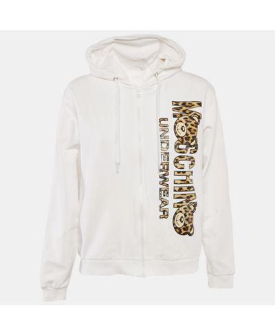 Женская толстовка Moschino с логотипом и молнией, б/у
