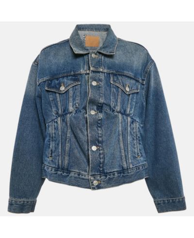 Женская джинсовая куртка Pre-Owned Balenciaga с пуговицами