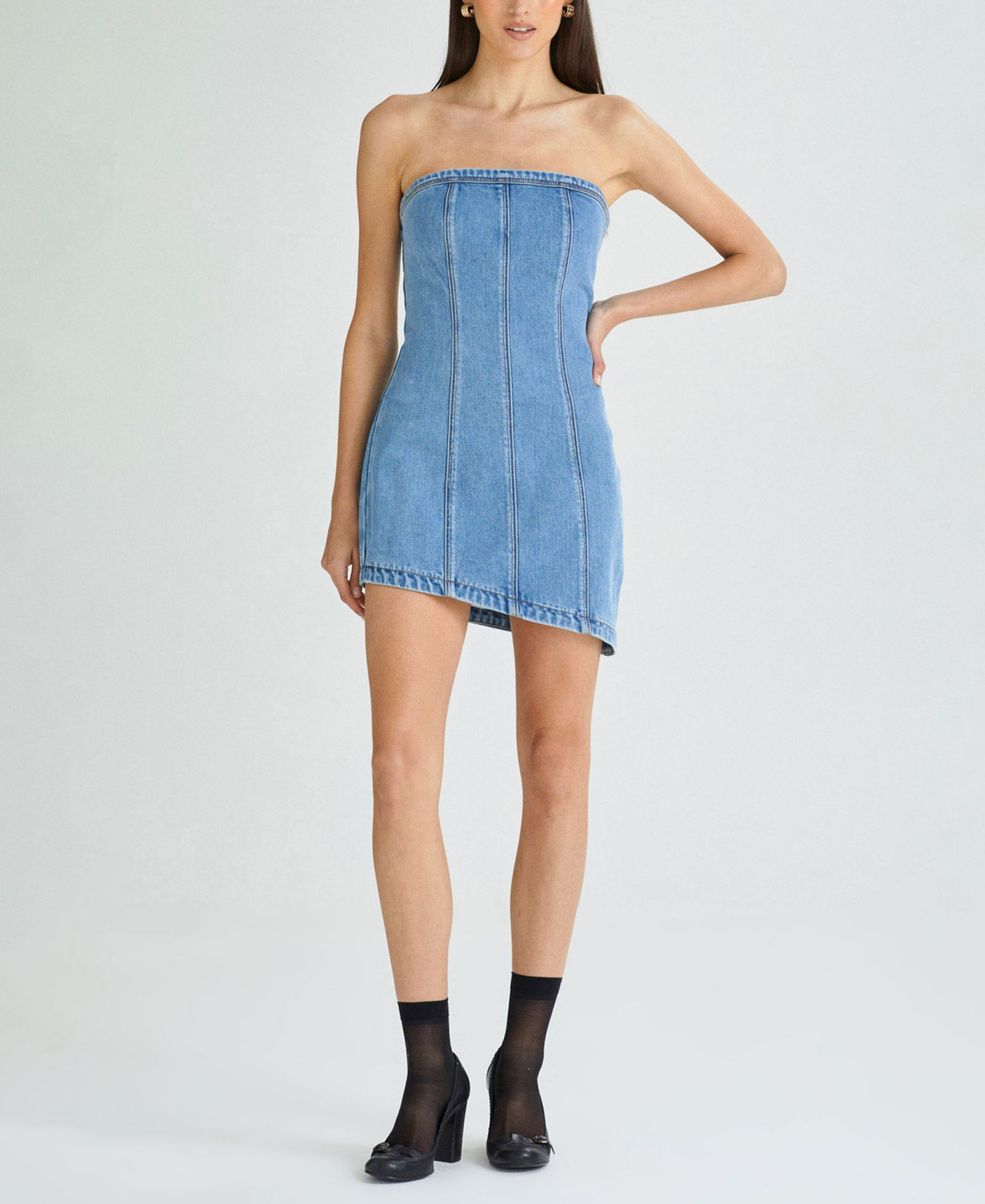 Женское мини-платье Abrand Bustier Strapless