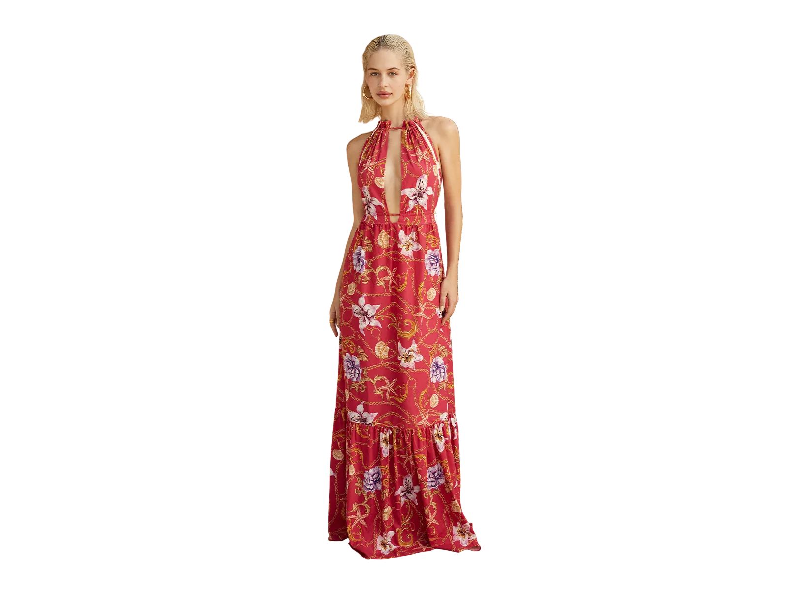 Luna B Женское платье Luna B Euros Floral Fuchia