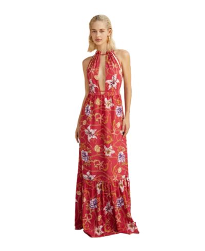 Luna B Женское платье Luna B Euros Floral Fuchia