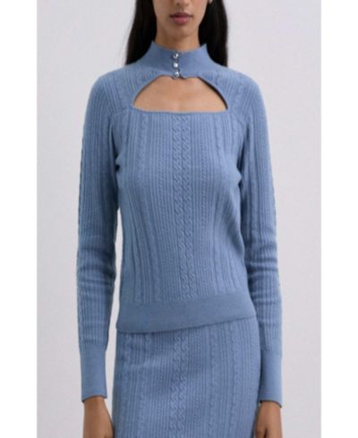 Scalpers Women's Butbraidopenset Jumper