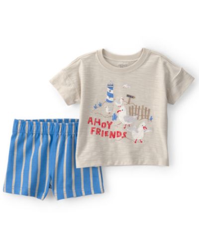 Carter's Детский комплект из топа и шорт Seagull, 2-Piece Set