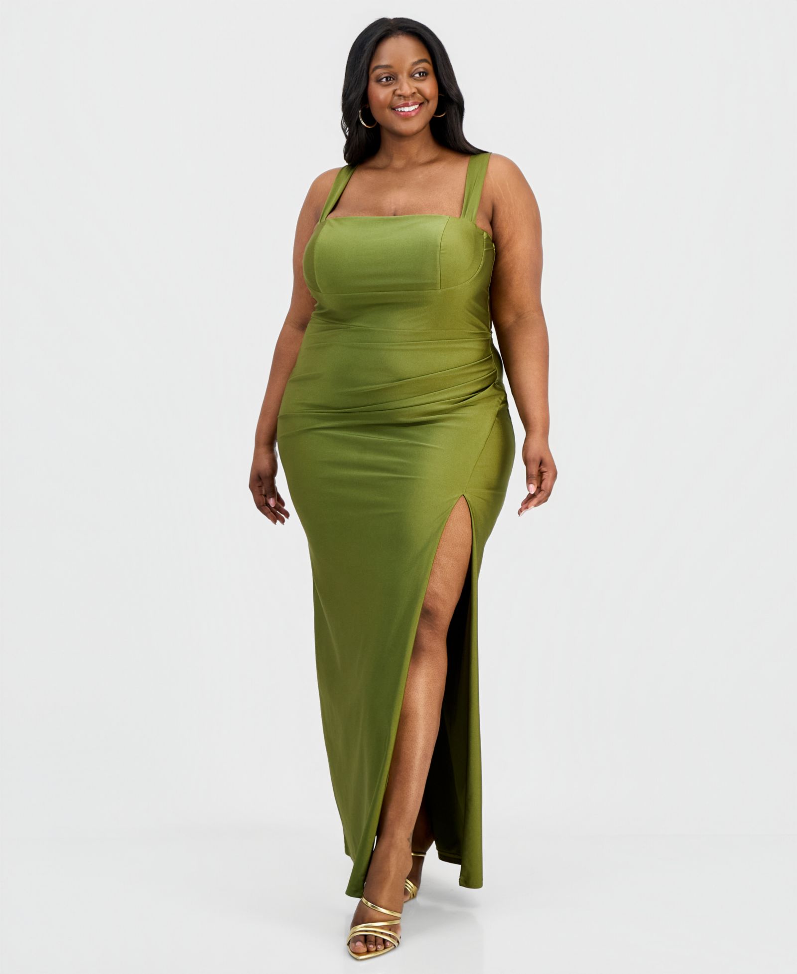 SENI & CADE Женское платье Plus Size с бантом на спинке