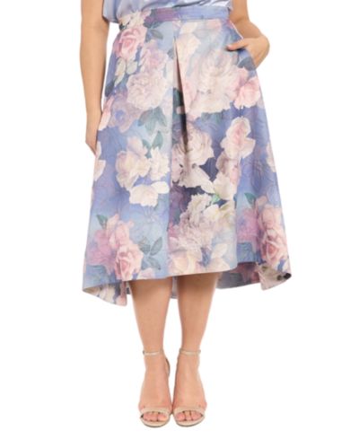 Muse Plus Size плиссированная юбка из органзы