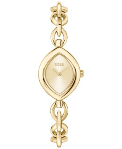 Женские часы Hugo Boss Fiora, золотое напыление, стальные, 22.4mm
