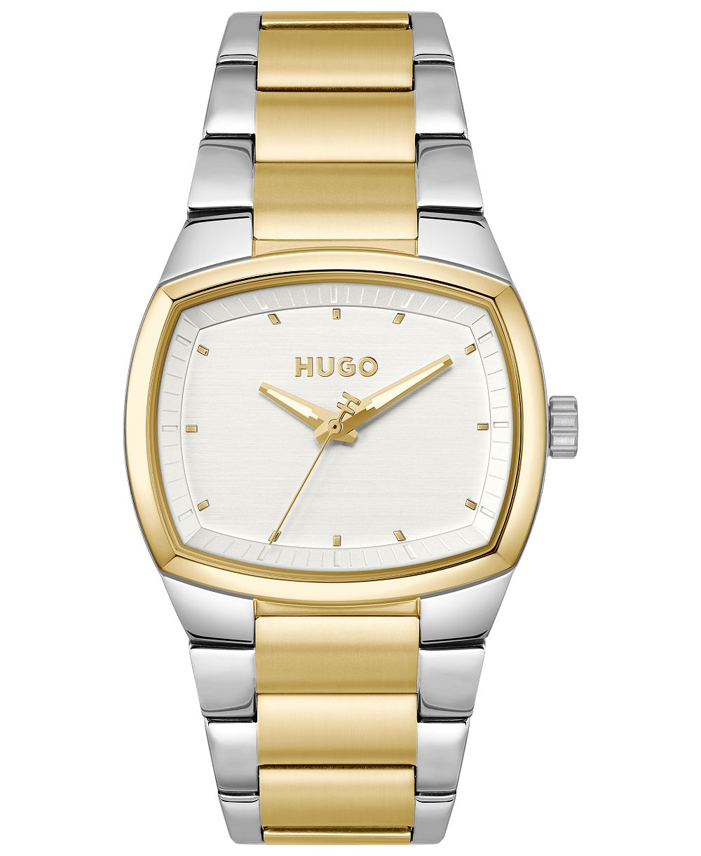 Мужские часы Hugo Boss Telly Quartz Stainless Steel Ionic Plated Thin Gold Steel 40mm