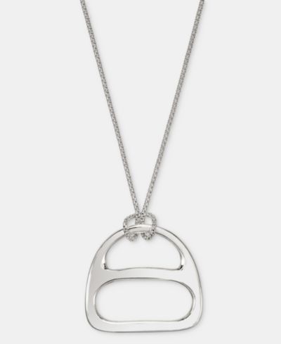 Подвеска-кулон Lauren Ralph Lauren Equestrian из стерлингового серебра с регулируемым слайдером