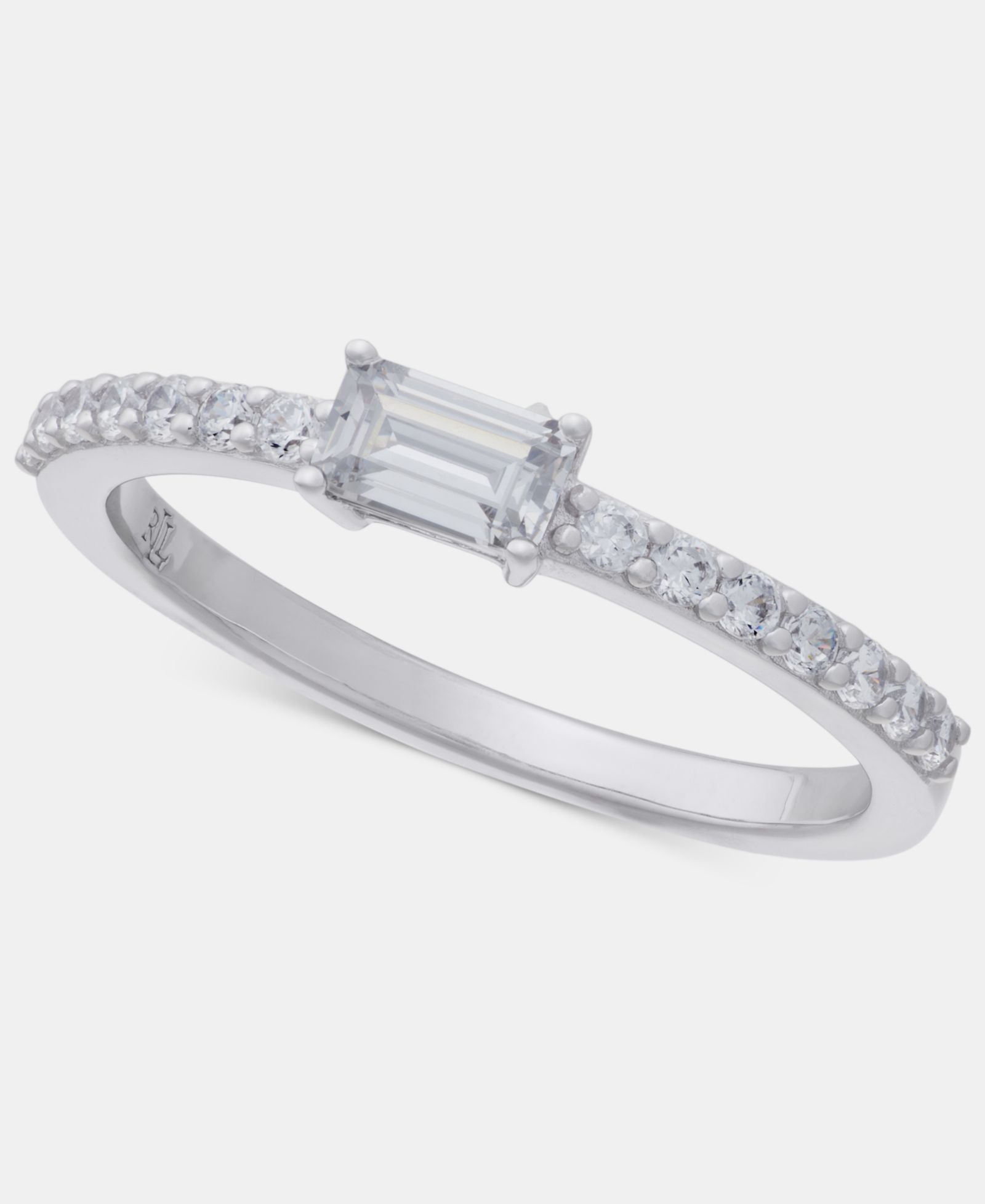Lauren Ralph Lauren Cubic Zirconia Ring in Sterling Silver