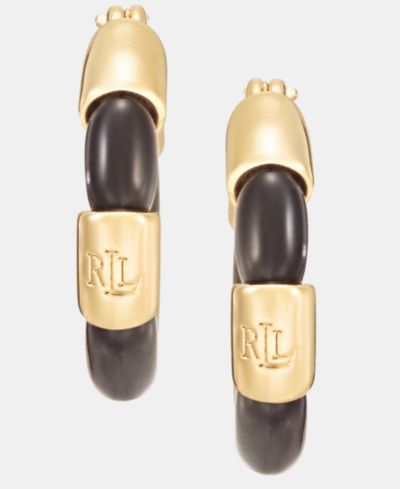 Серьги-кольца Lauren Ralph Lauren Small Color Inlay