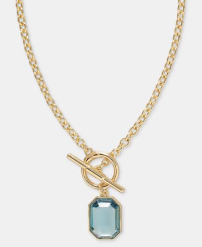 Lauren Ralph Lauren Stone 16" Pendant Necklace