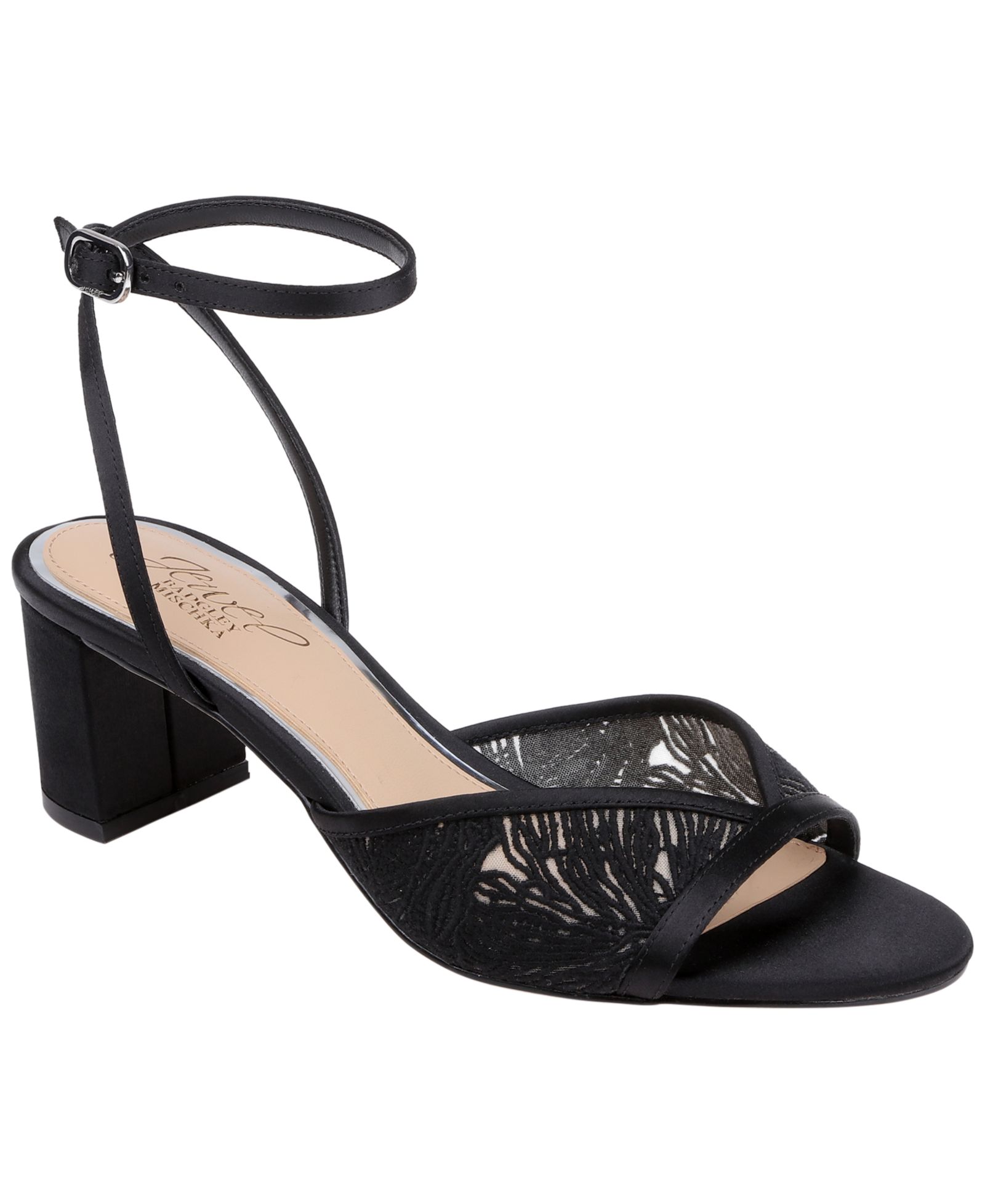 Женские сандалии Jewel Badgley Mischka Zaira Round Toe