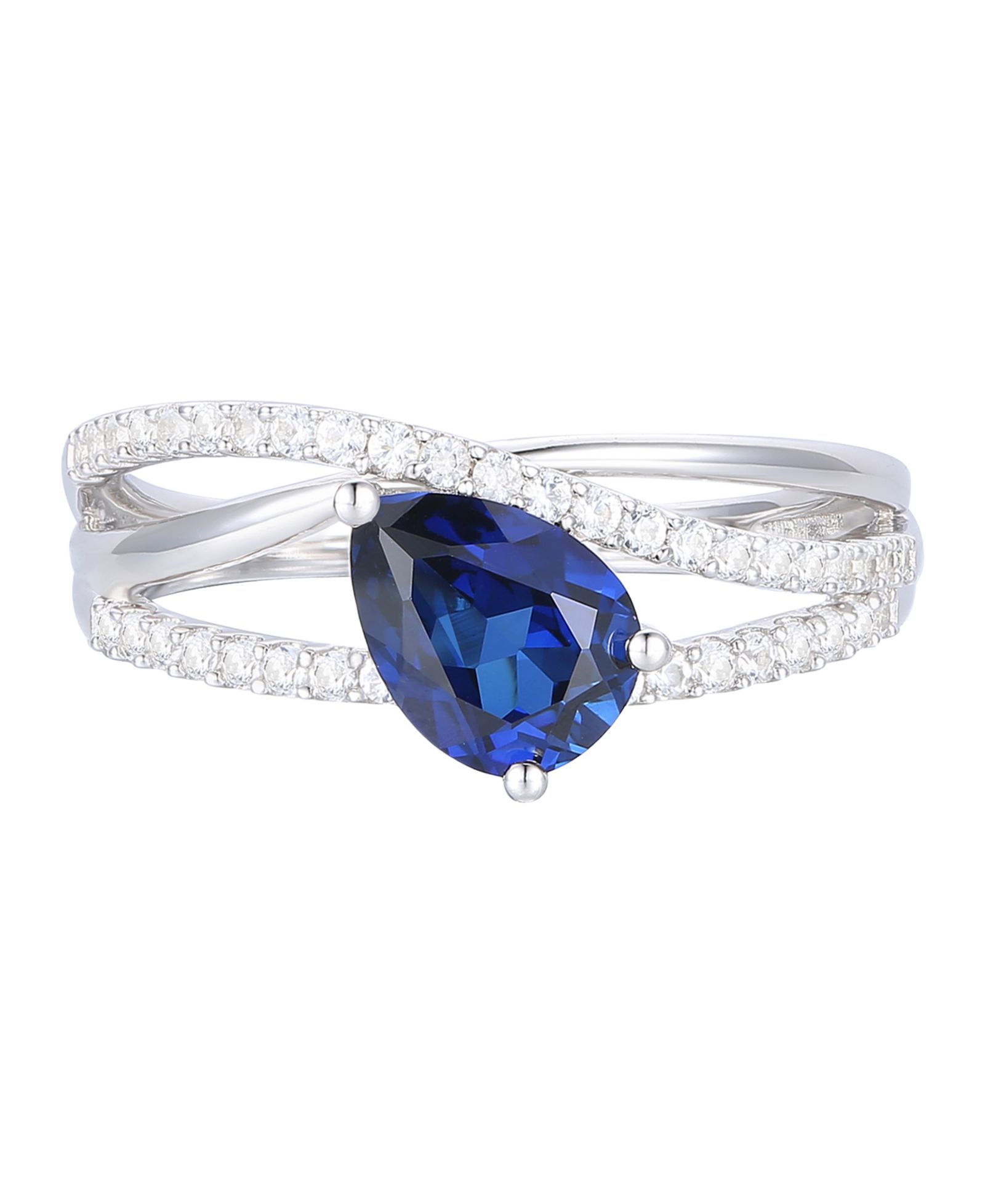 Кольцо Macy's Amethyst и White Sapphire в 14k Gold