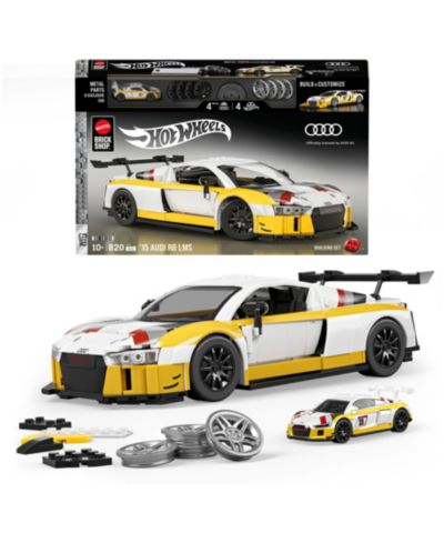 Набор Mattel Brick Shop Hot Wheels 15 Audi R8 LMS 820 Pieces