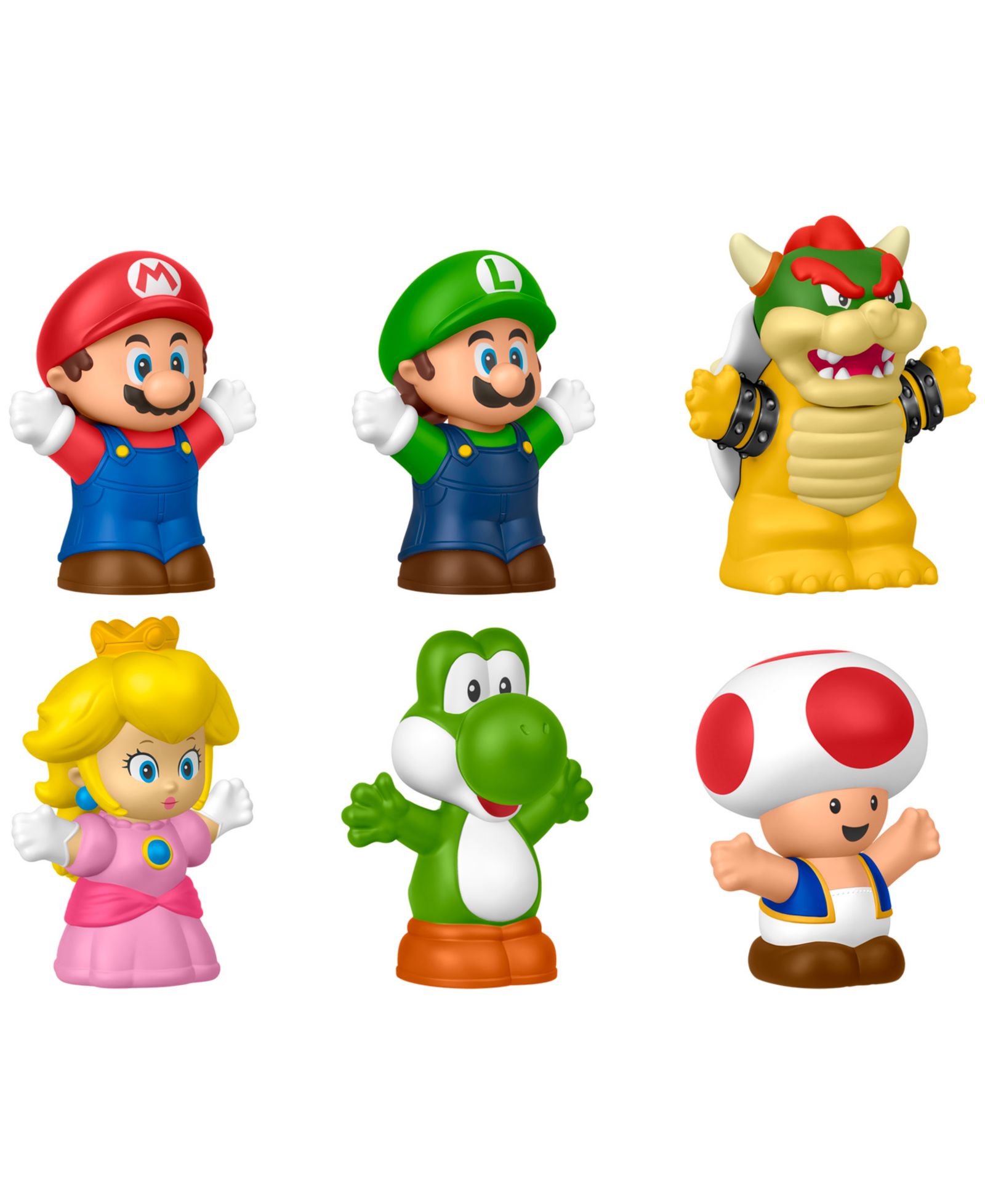 Little People My Mario Super Mario 6-Piece Figure Set, Ages 1.5+