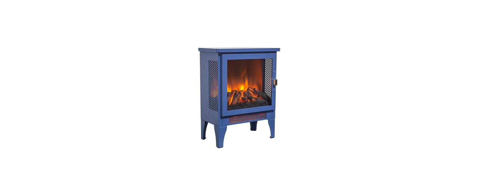 Flynama 17 inch Freestanding Electric Fireplace Stove heater