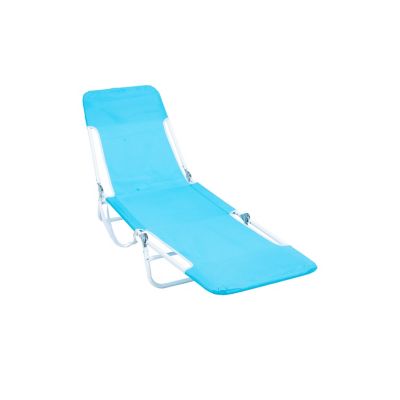 Rio Beach Stripe Folding Beach Lounger 2 x 3 x 3 ft