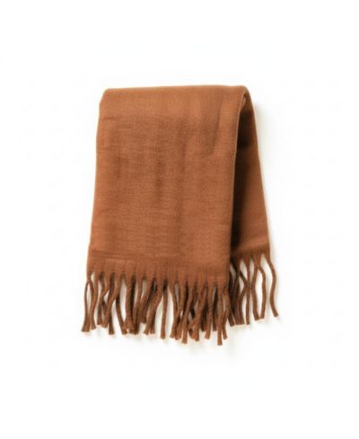 Headbands of Hope Женский объемный шарф с бахромой - Brown