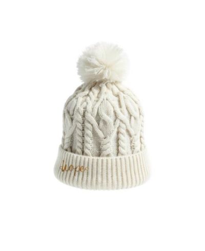 Женская вязаная шапка Headbands of Hope с помпоном, цвет Ivory