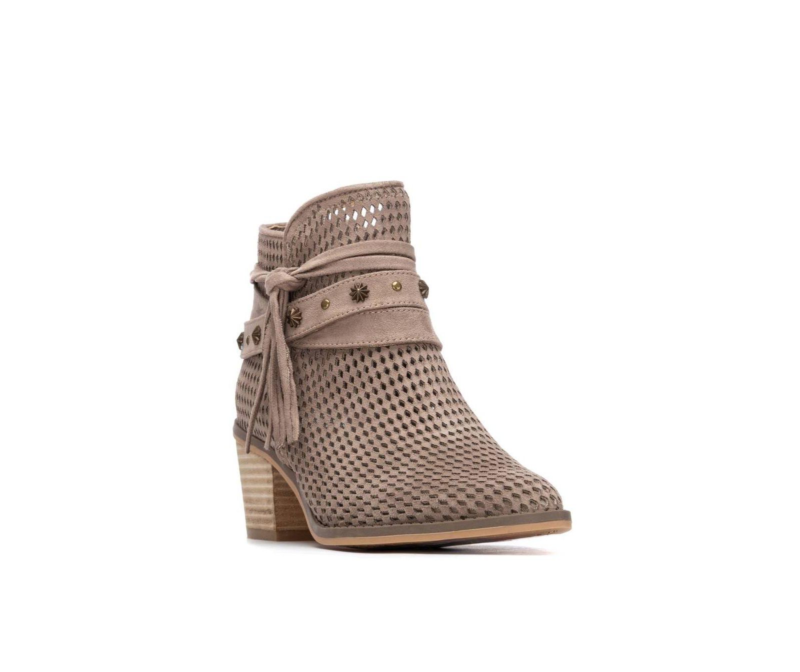 XTI Women's Refresh Collection Suede Ankle Booties