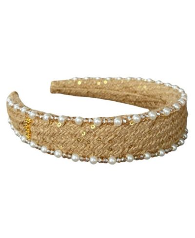 Женский классический жемчужный ободок Headbands of Hope, Tan