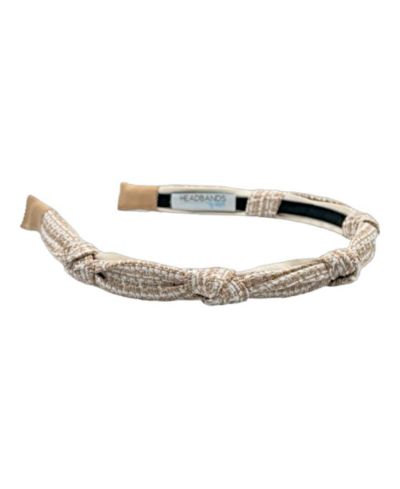 Headbands of Hope Женский ободок Knotted Tweed Cream Beige
