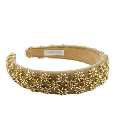 Headbands of Hope Женский Embellished Starburst Padded Headband - Gold