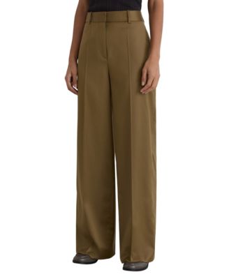 REISS Women's Adie Wool-Blend Wide-Leg Trousers