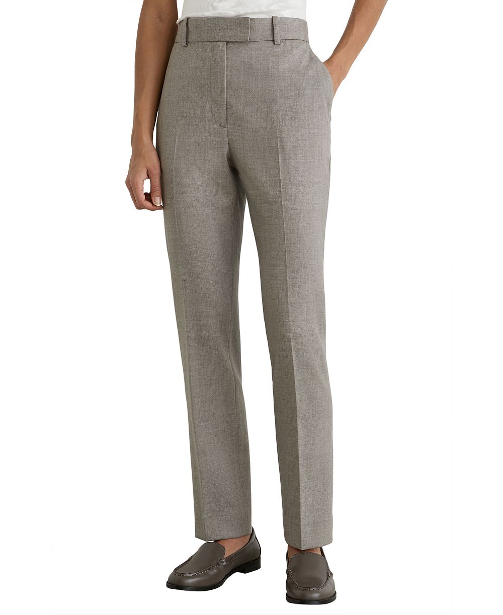 Женские узкие брюки REISS Darcy Wool-Blend Slim-Leg