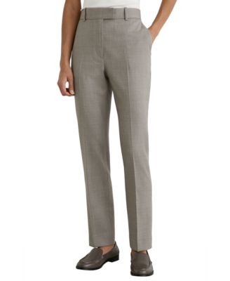 Женские узкие брюки REISS Darcy Wool-Blend Slim-Leg