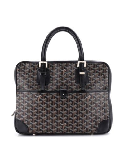 Б/у портфель Goyard PM Ambassade из лакированной ткани