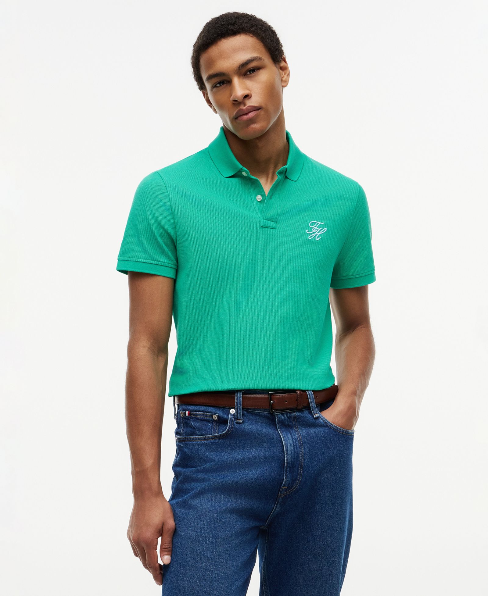 Tommy Hilfiger Men's Classic-Fit Embroidered Script Logo Polo Shirt