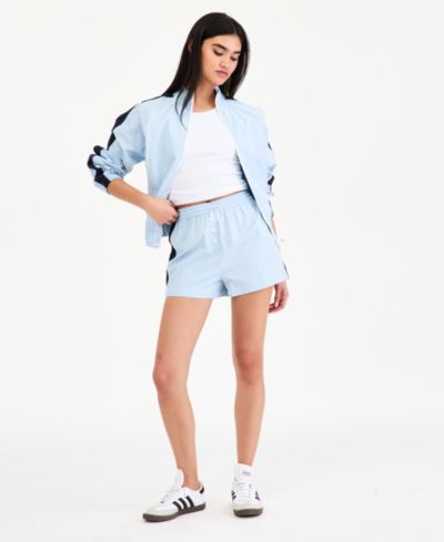 Bar III Women's Side-Striped Track Shorts, Macy's Exclusive