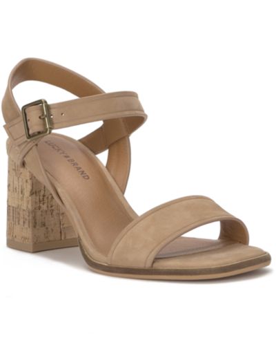 Lucky Brand Women's Hallia Block Heel Dress Sandals