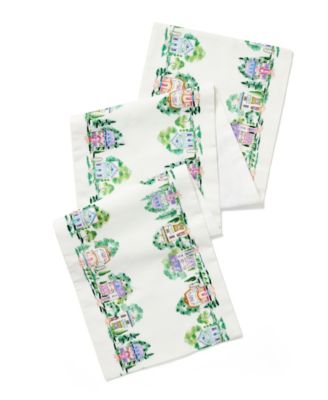 Lenox Spice Village Embroidered Table Runner, 14" x 70"