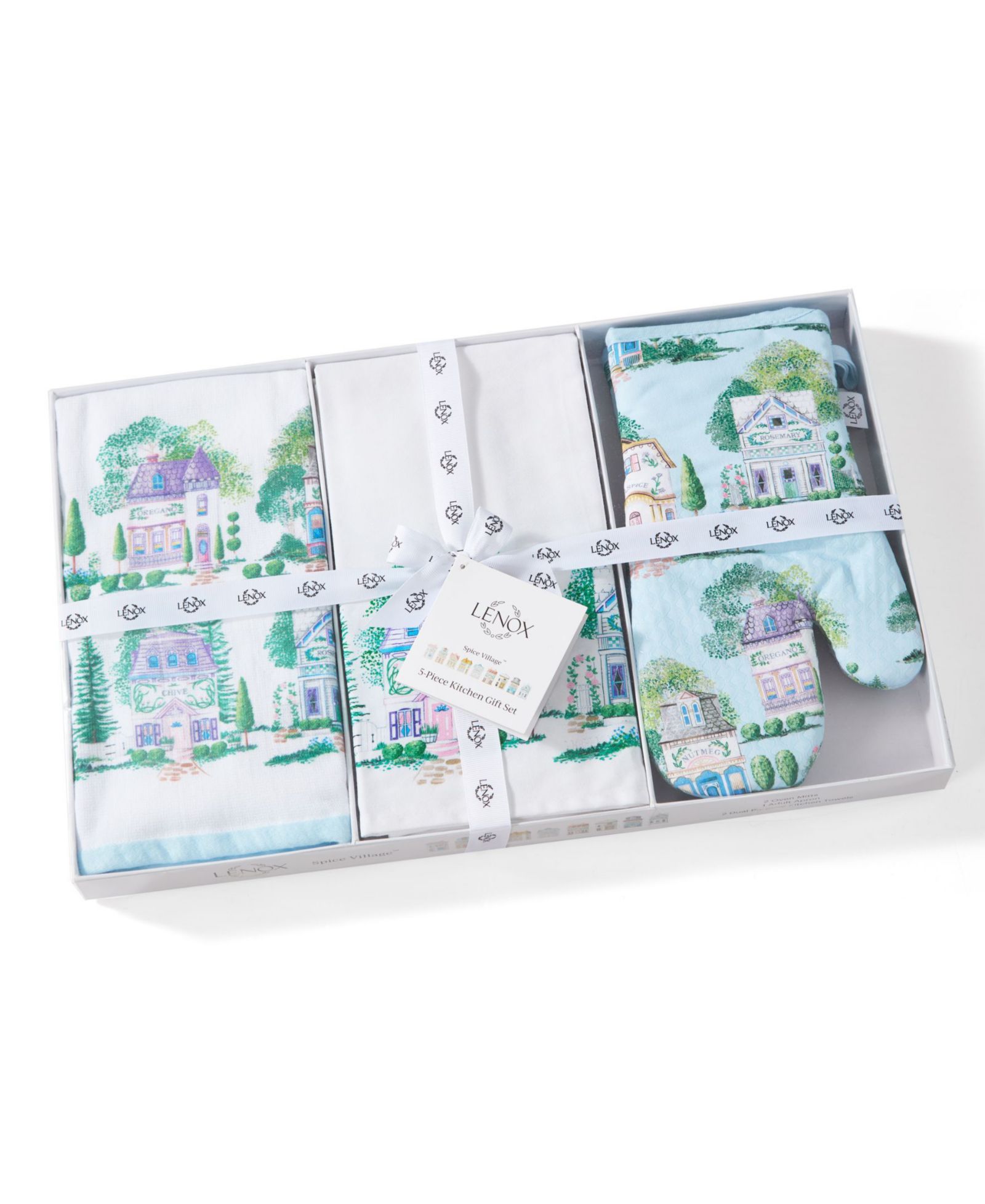 Lenox Spice Village 5-Piece Kitchen Linens Gift Set