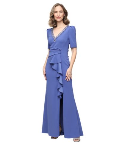 Женское вечернее платье Alex Evenings Embellished V-Neck Ball Gown