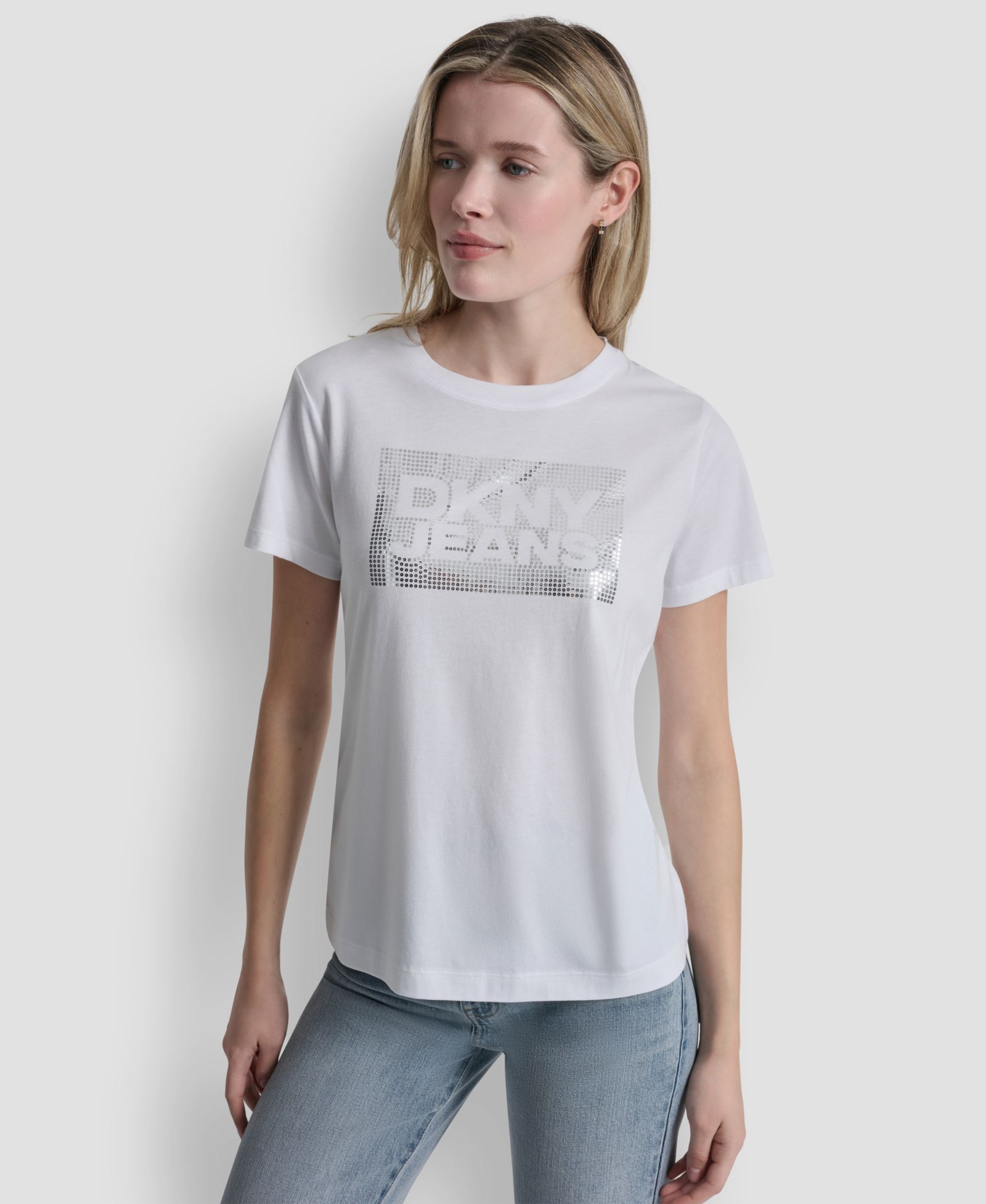 DKNY Jeans Женская футболка с круглым вырезом
