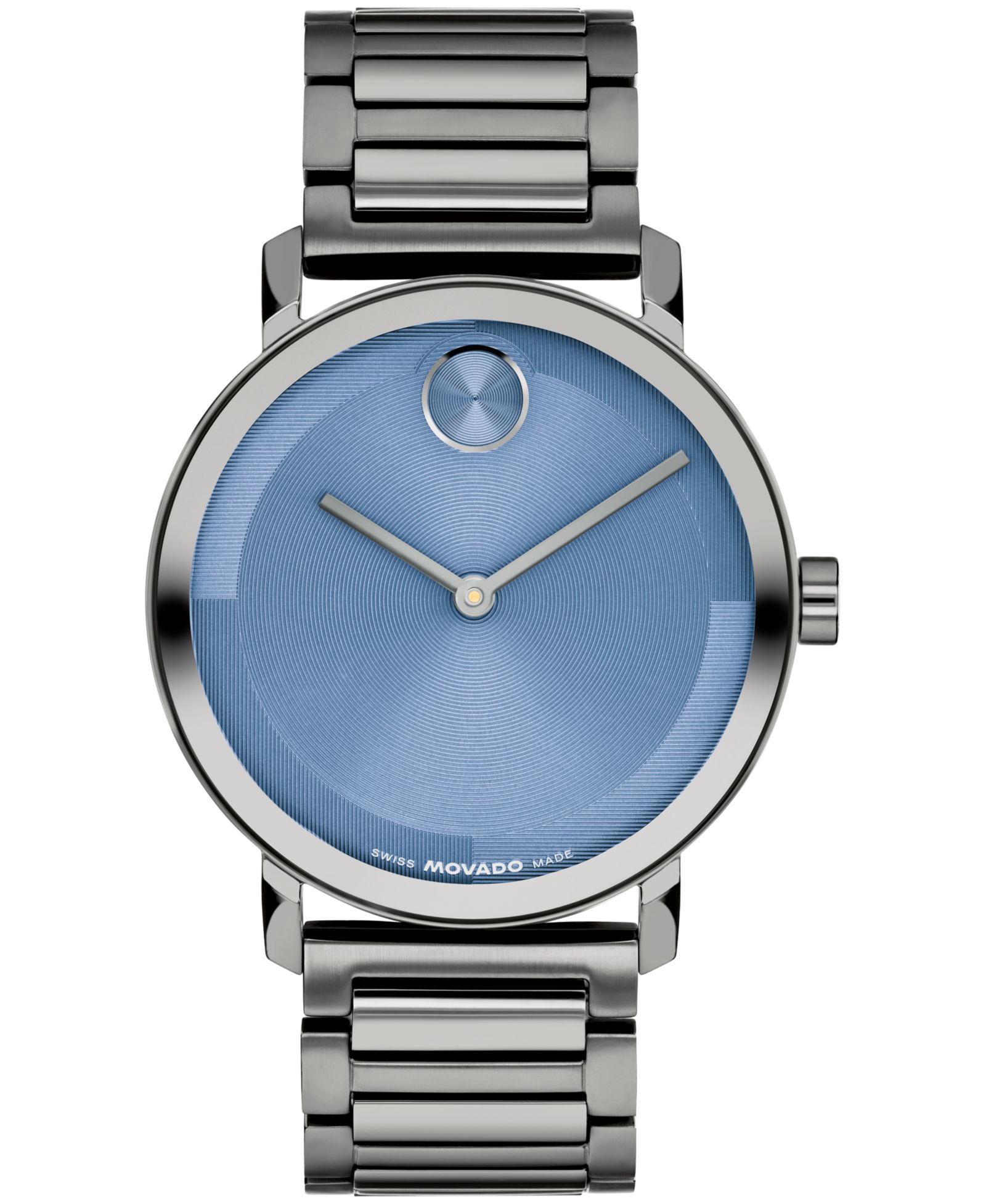 Мужские часы Movado Bold Evolution 2.0 Swiss Quartz Ionic Plated Grey Steel 40mm