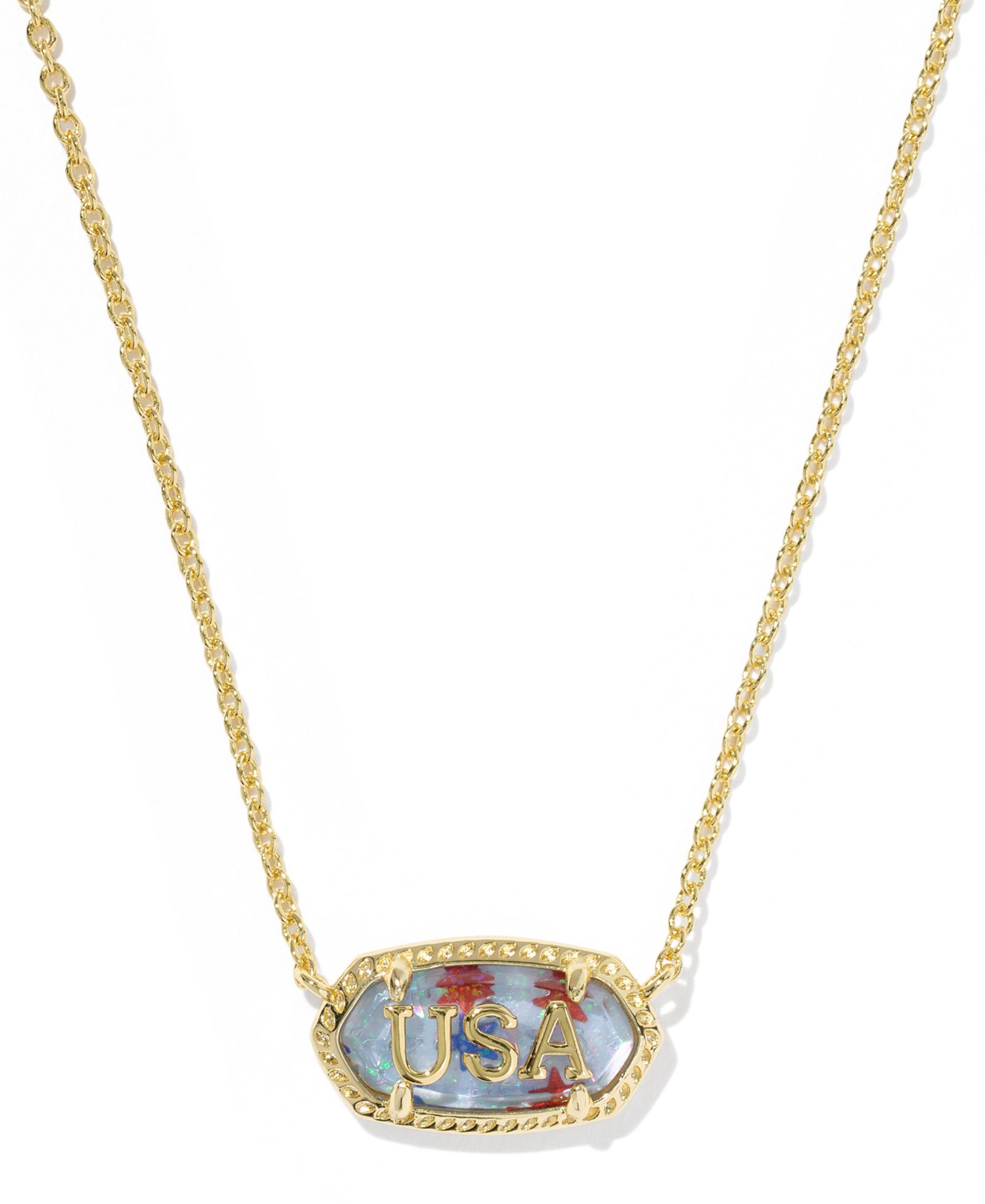 Подвеска ожерелье Kendra Scott Elisa 14k Gold-Plated USA Short