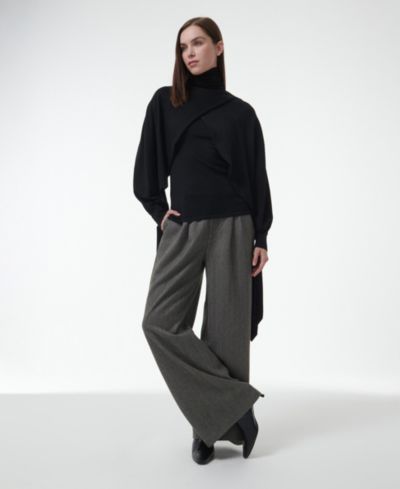 Женский трикотажный свитер Leem Layered Butterfly Sleeve