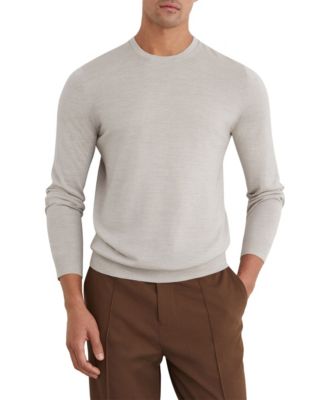 REISS Men's Wessex Merino Wool Slim-Fit Sweater