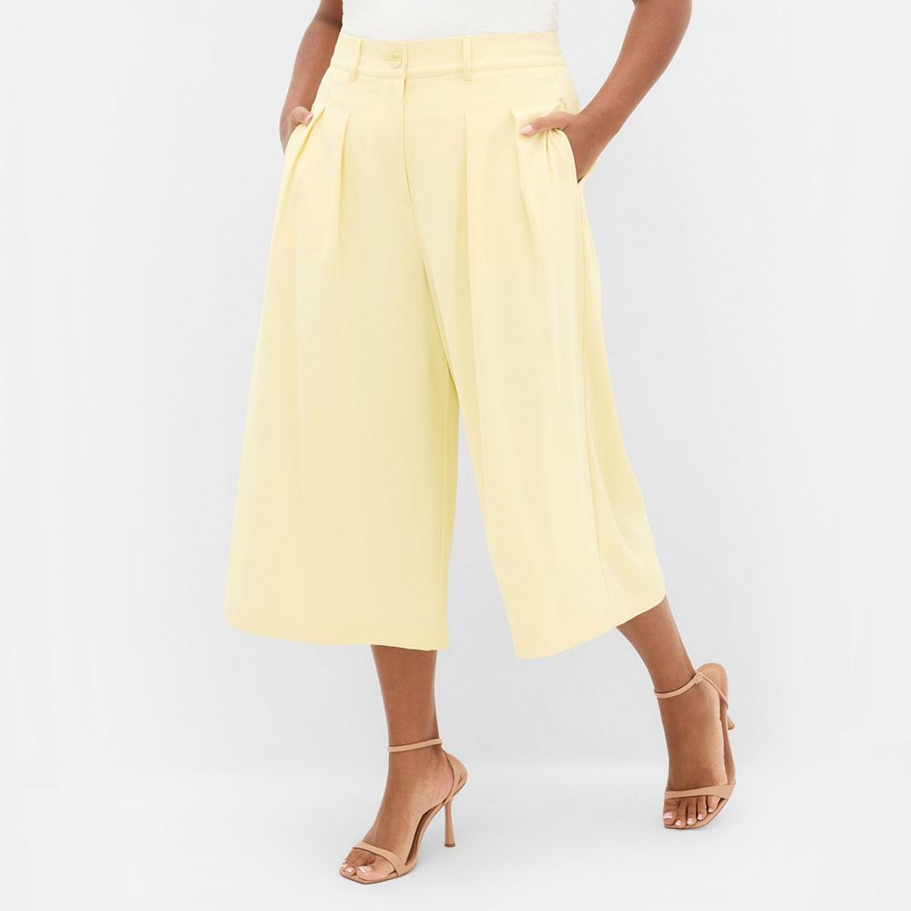 Брюки CITY CHIC Plus Size Abbie Crop Pant