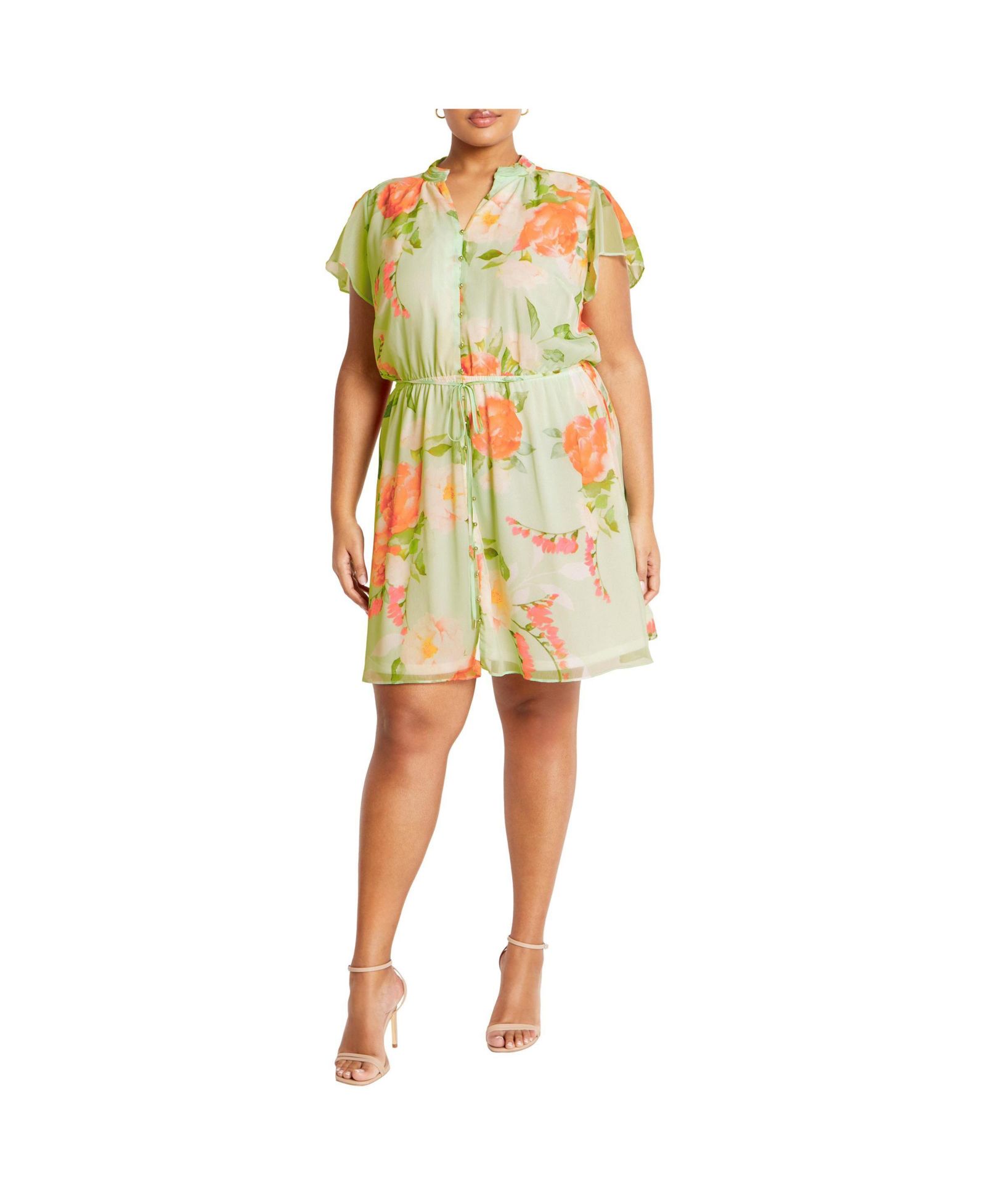 Платье CITY CHIC Plus Size с принтом Christa