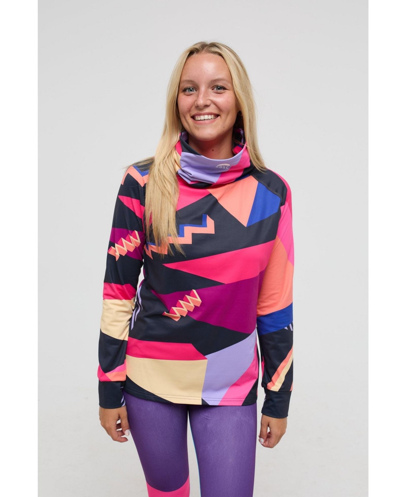 Женский базовый топ OOSC High Neck Hotstepper