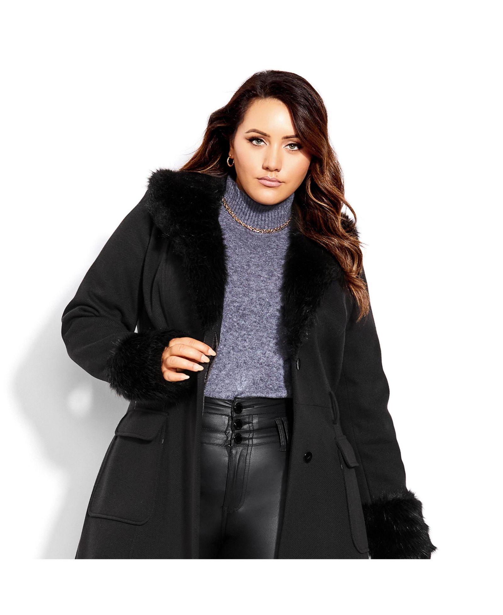 Женское пальто CITY CHIC Make Me Blush