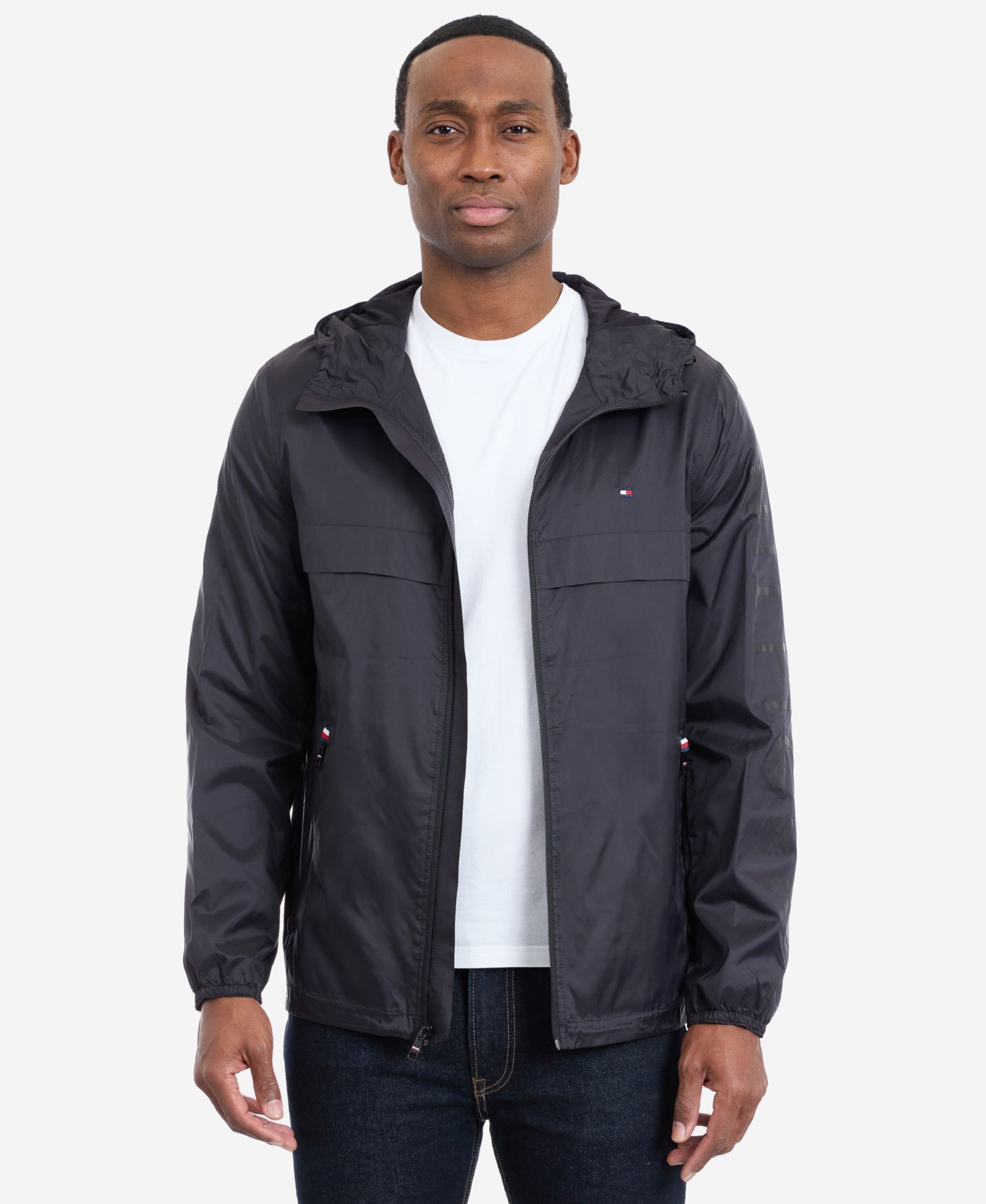 Tommy Hilfiger Men's Hooded Windbreaker Jacket
